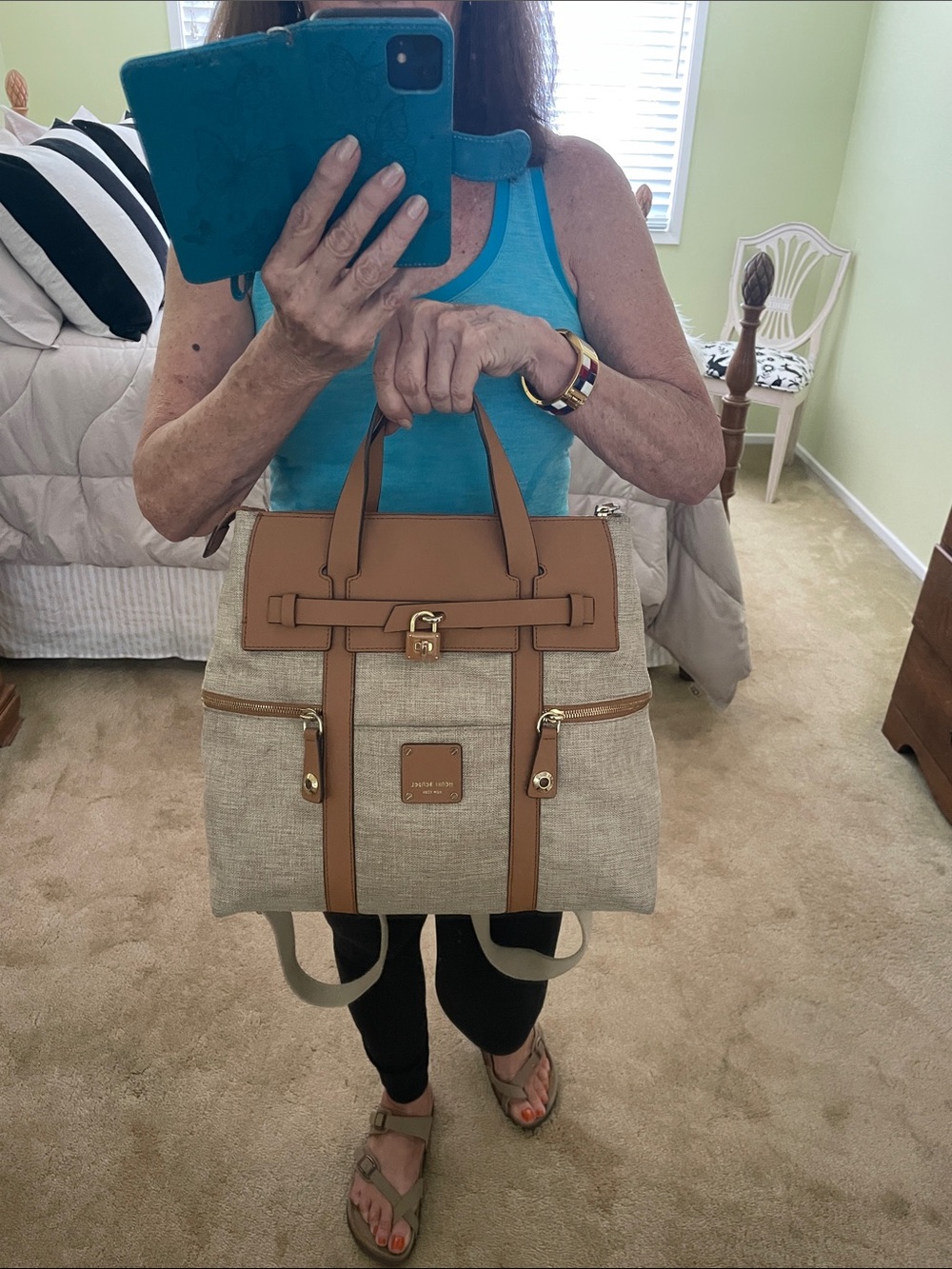 HENRI BENDEL JET SETTER TRAVEL BAG LIKE NEW! - Picture 5 of 15